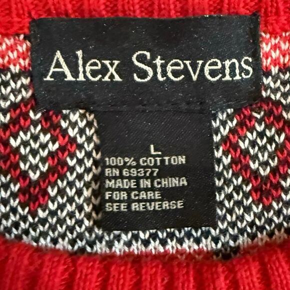 Alex Stevens Ugly Christmas Sweater brown horse holiday party L - Picture 5 of 9